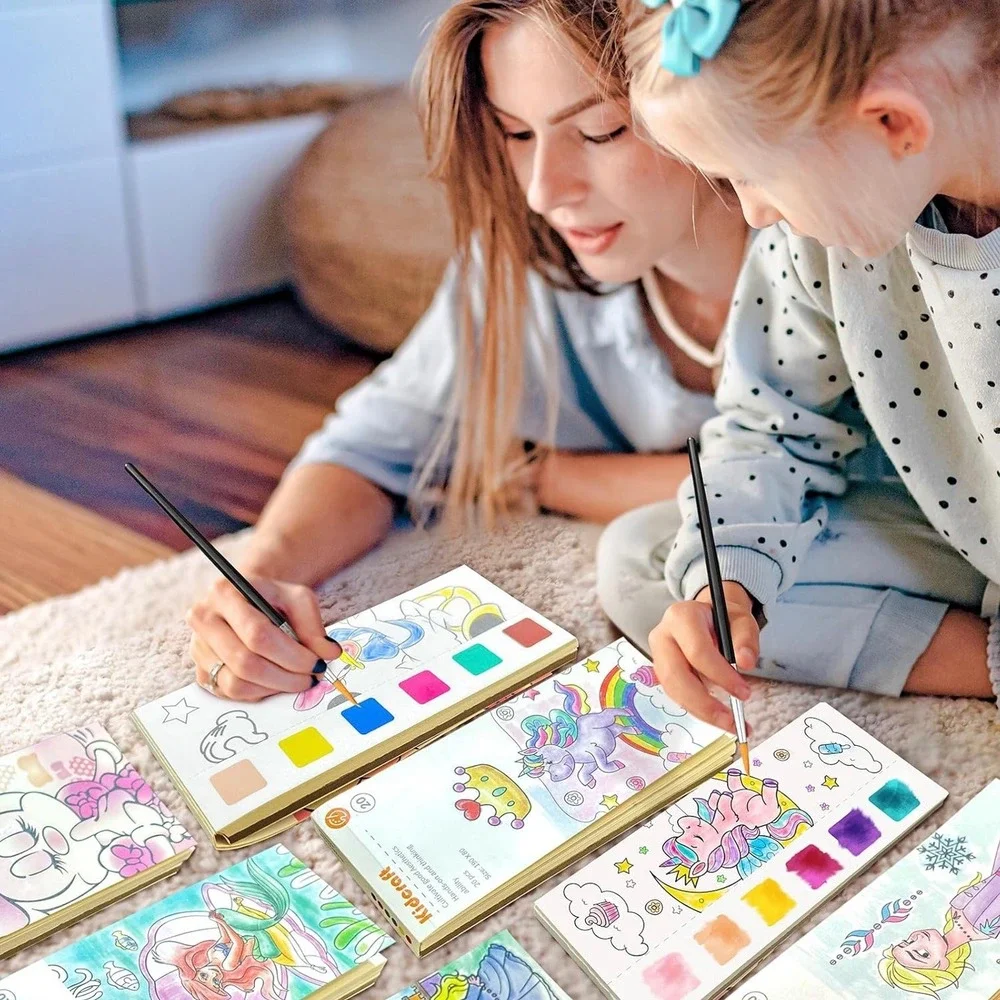NEW! Kidcraft Minnie‎ Mouse Water Paint Book for Kids Activity Set of 2